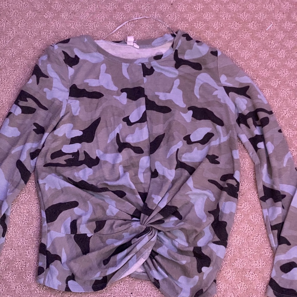 Long sleeve camo shirt